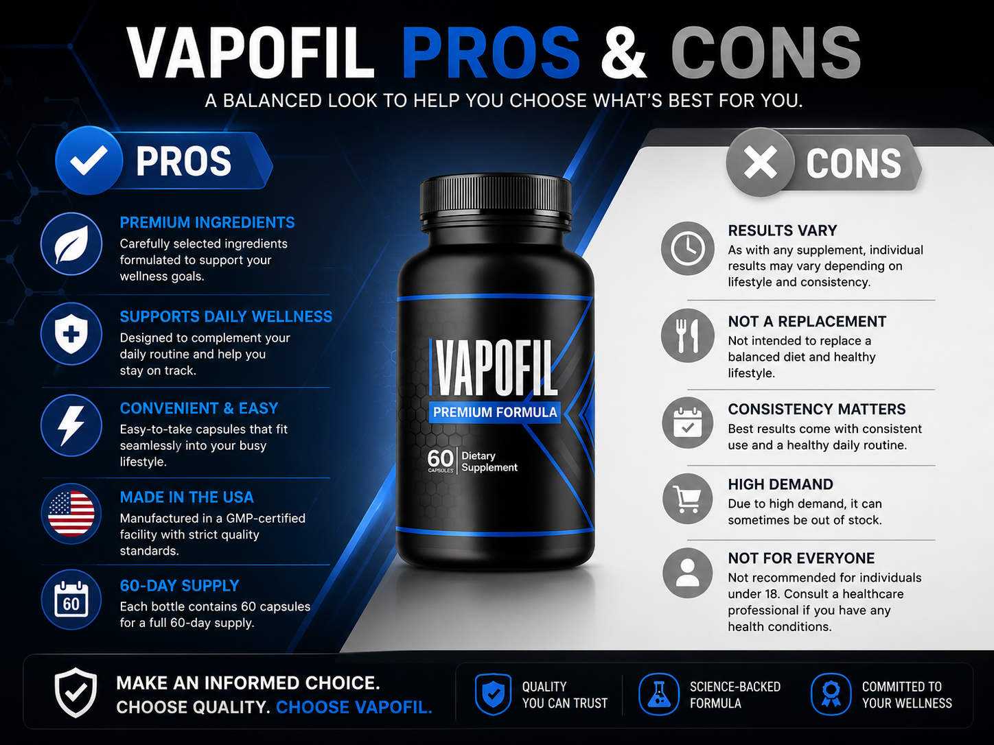 Vapofil Benefits